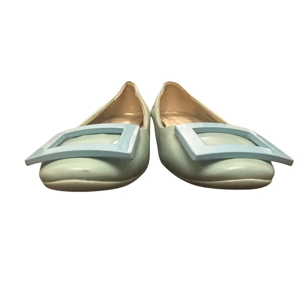 Roger Vivier Gommettine Patent Leather Ballet Flats Sz 38 US7.5 - Picture 6 of 10
